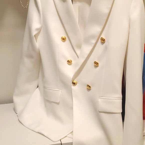 Zara Dresses & Skirts - BNWT zara white blazer dress